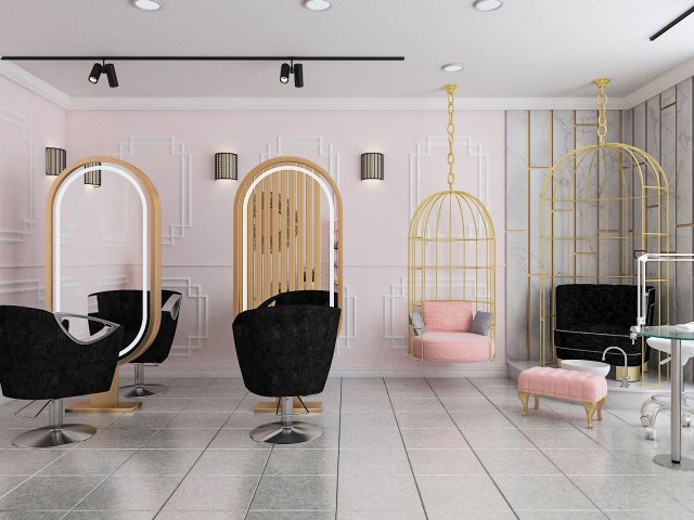 Eda Güzellik Merkezi 3D Tasarım