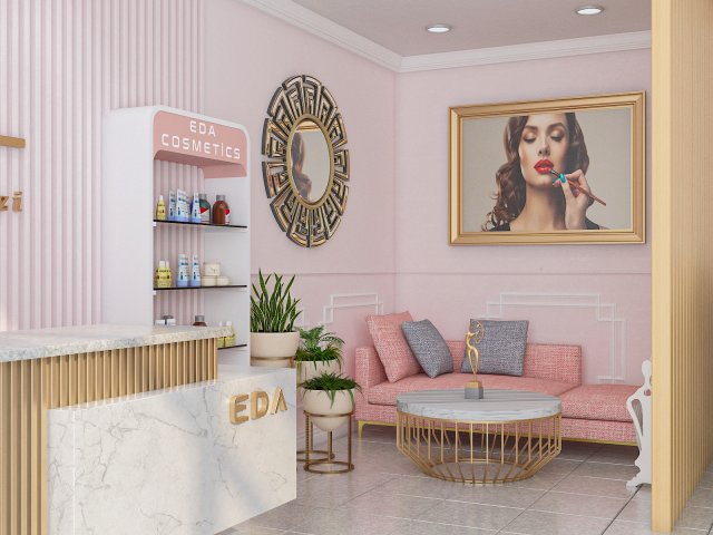 Eda Güzellik Merkezi 3D Tasarım